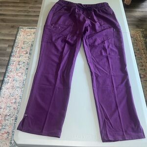 Scrubstar Premium Scrubwear “Eggplant” 6 Pocket Scrub Pants Size Medium